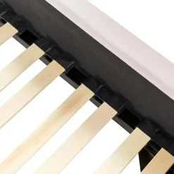 METZ - Eenpersoonsbed - Roze - 90 x 200 cm - Fluweel