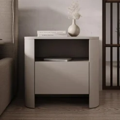 Meubella - Barbados - Nachtkastje - Beige