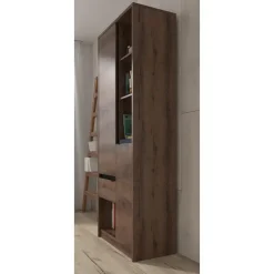 Meubella - Boekenkast Diplo - Eiken - 80 cm