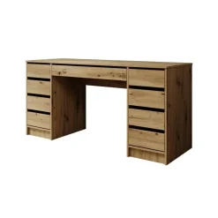 Meubella - Bureau Avio 2 - Eiken - 154 cm