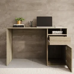 Meubella - Bureau Babot - Eiken 1 - 120 cm