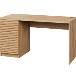 Meubella - Bureau Bergamo - Eiken - 140 cm