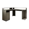Meubella - Bureau Charlotte - Grijs - 139 cm