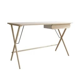 Meubella - Bureau Moron - Licht eiken - 135 cm