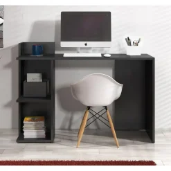 Meubella - Bureau Pierre - Zwart - 120 cm