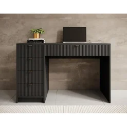 Meubella - Bureau Tavares - Zwart - 120 cm