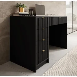 Meubella - Bureau Tavares - Zwart - 120 cm