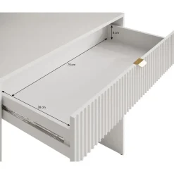 Meubella - Bureau Tavares - Zwart - 120 cm