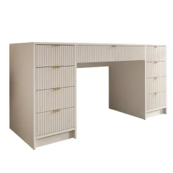 Meubella - Bureau Tavares 2 - Wit - 154 cm