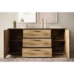 Meubella - Dressoir Betty - Eiken - 150 cm