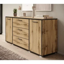 Meubella - Dressoir Betty - Eiken - 150 cm
