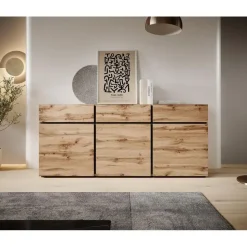 Meubella - Dressoir Cainan - Eiken - 180 cm