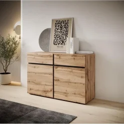 Meubella - Dressoir Cainan - Eiken - 119 cm
