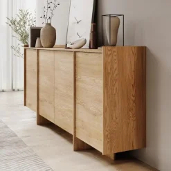 Meubella - Dressoir Jaxon - Eiken - 200 cm