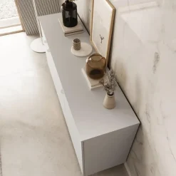 Meubella - Dressoir Malvare - Wit - 150 cm