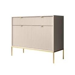 Meubella - Dressoir Navil 2 - Beige - 104 cm