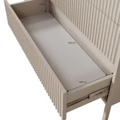 Meubella - Dressoir Saran - Beige - 187 cm