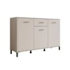 Meubella - Dressoir Vidor - Beige - 138 cm - 1 lade