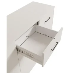 Meubella - Dressoir Vidor - Beige - 138 cm - 1 lade