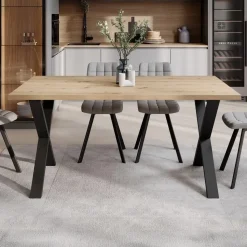 Meubella - Eetkamertafel Berry - Eiken - 160 cm