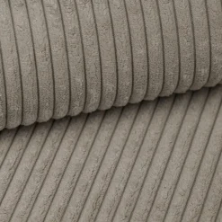 Meubella - Hoekbank Nicoreta - Bruin ribstof - Rechts