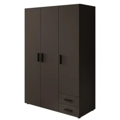 Meubella - Kledingkast Bellini - Antraciet - 120 cm