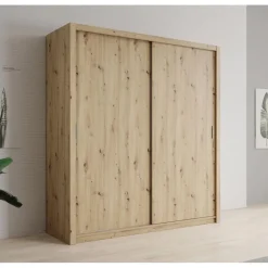 Meubella - Kledingkast Blake - Eiken - 200 cm