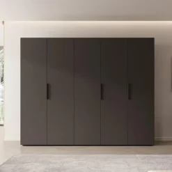 Meubella - Kledingkast Marquesa - Zwart - 250 cm