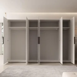 Meubella - Kledingkast Marquesa - Wit - 300 cm