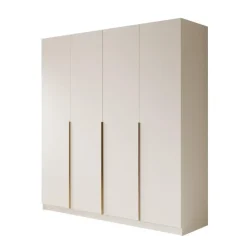 Meubella - Kledingkast Sabre 2 - Wit - 200 cm