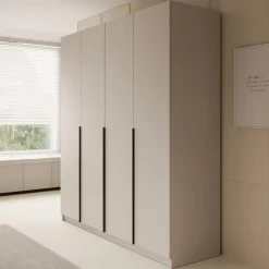 Meubella - Kledingkast Sabre - Beige - 200 cm