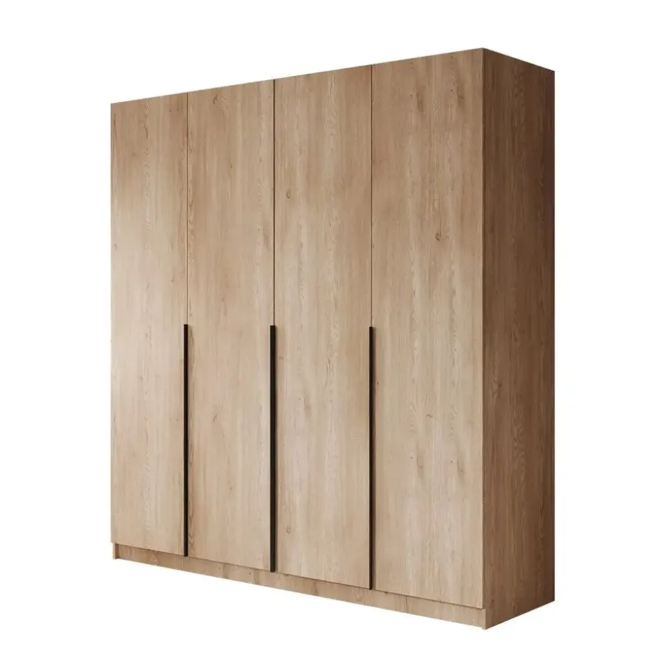 Meubella - Kledingkast Sabre - Eiken - 200 cm