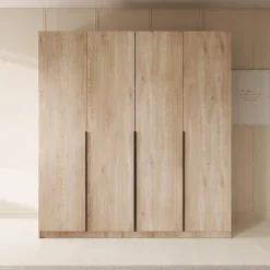 Meubella - Kledingkast Sabre - Eiken - 200 cm