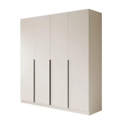 Meubella - Kledingkast Sabre - Wit - 200 cm