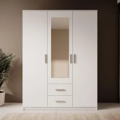 Meubella - Kledingkast Tyko - Wit - 150 cm