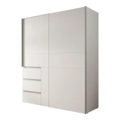 Meubella - Kledingkast Walter - Wit - 170 cm