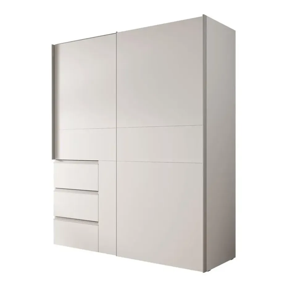 Meubella - Kledingkast Walter - Wit - 170 cm