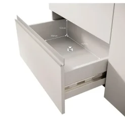 Meubella - Kledingkast Walter - Eiken - Grijs - 170 cm