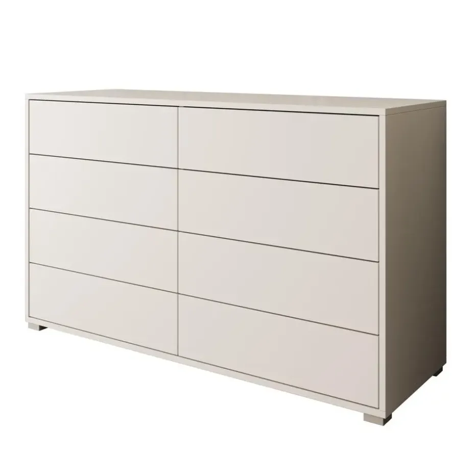 Meubella - Ladekast Gideon 2 - Wit - 120 cm