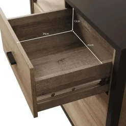 Meubella - Ladekast Honduras - Eiken - 105 cm