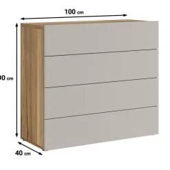 Meubella - Ladekast Innocent - Beige - 100 cm