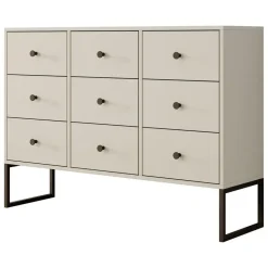 Meubella - Ladekast Lyndall - Beige - 115 cm