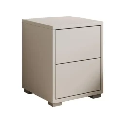 Meubella - Nachtkastje Gideon - Beige - 30 cm