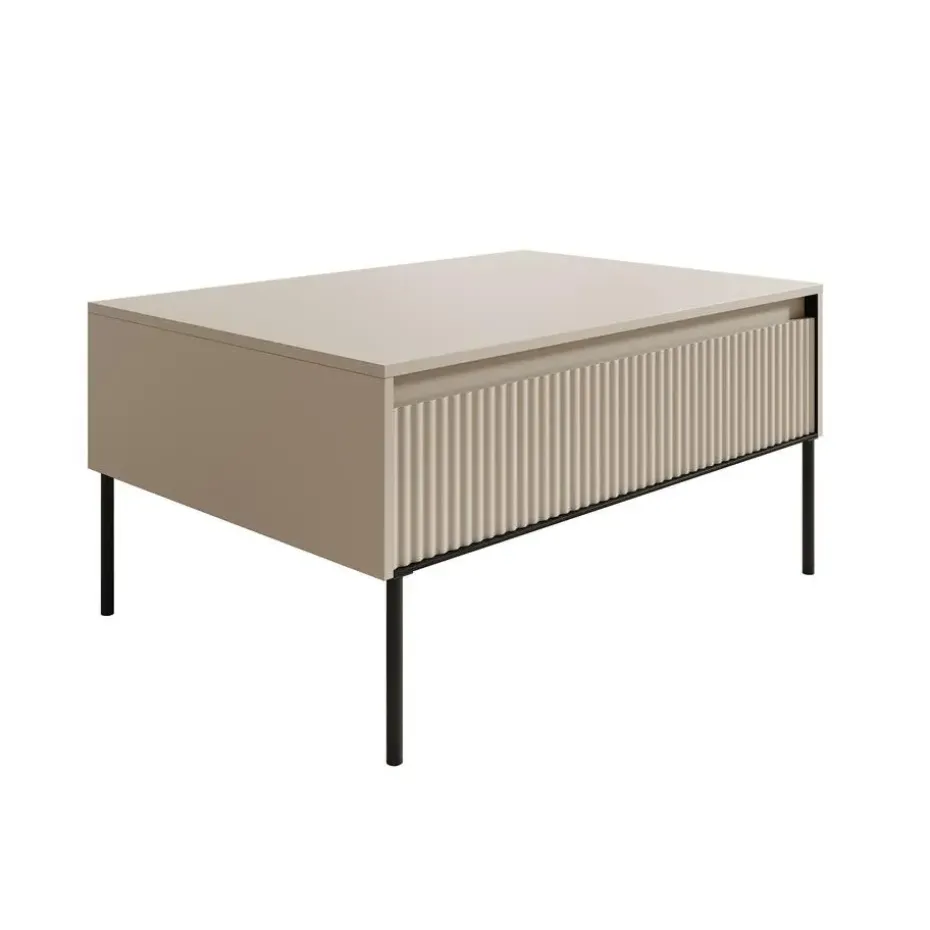 Meubella - Salontafel Timoteo - Beige - 100 cm