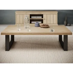 Meubella - Salontafel Vince - Eiken - 130 cm