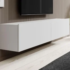 Meubella - TV-Meubel Asilento - Mat wit - 180 cm