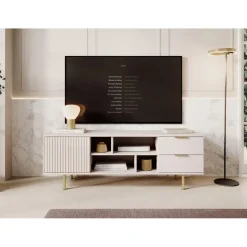 Meubella - TV-Meubel Nicola - Beige - 150 cm