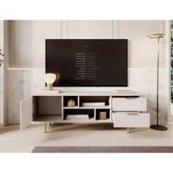 Meubella - TV-Meubel Nicola - Beige - 150 cm