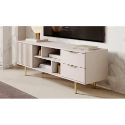 Meubella - TV-Meubel Nicola - Beige - 150 cm