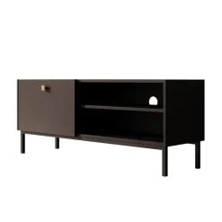 Meubella - TV-Meubel Norment - Zwart - 120 cm